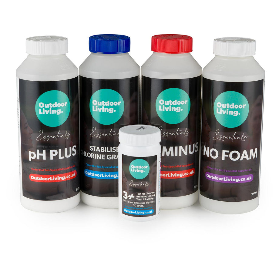Hot Tub Chlorine Chemical Starter Kit | Outdoor Living