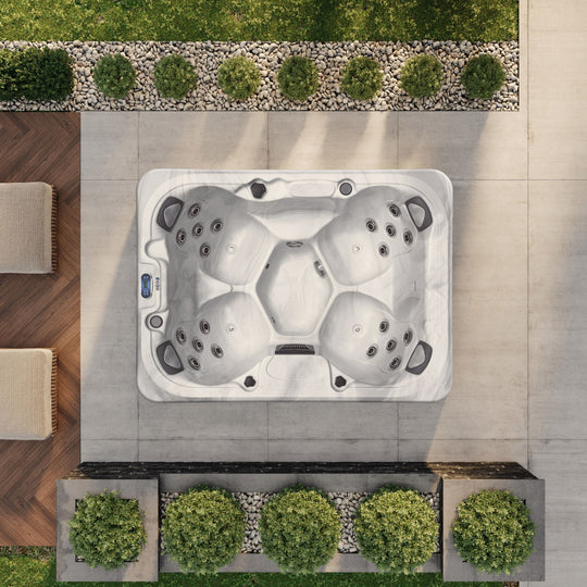 Outdoor Living Comfort Hot Tub Top Down Lifestyle