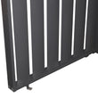 Load image into Gallery viewer, Heavy Duty Aluminium Single Vertical Slatted Pergola Screen in Charcoal
