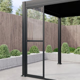 Load image into Gallery viewer, Aluminium Glazed Sliding Pergola Doors System in Charcoal