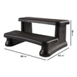 Load image into Gallery viewer, Universal Hot Tub Steps Anti Slip Black
