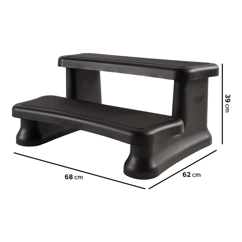 Universal Hot Tub Steps Anti Slip Black