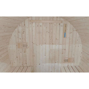 4 Person Outdoor Barrel Sauna - Outdoor Living