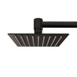 Load image into Gallery viewer, Black Thermostatic Mixer Outdoor 2 Outlets Shower Set with Wood Effect Base - Zen
