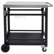 Load image into Gallery viewer, Boss Grill BBQ Serving Trolley with Utensil Hooks and Bottle Opener
