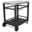 Load image into Gallery viewer, Boss Grill BBQ Serving Trolley with Utensil Hooks and Bottle Opener
