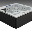 Load image into Gallery viewer, Edge Kensington Hot Tub in Dark Grey — lounger layout
