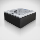 Load image into Gallery viewer, Edge Knightsbridge hot tub in dark grey, front view
