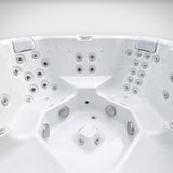 Load image into Gallery viewer, Close-up of the Edge Knightsbridge seats, jets and footwell