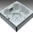 Load image into Gallery viewer, Edge Knightsbridge Hot Tub in Light Grey — all-seater layout
