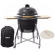 Load image into Gallery viewer, Boss Grill King Egg - 27 Inch Ceramic Kamado Style Charcoal Smoker BBQ Grill
