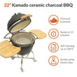 Load image into Gallery viewer, Boss Grill The Egg XL - 22 Inch Ceramic Kamado Style Charcoal Smoker BBQ Grill
