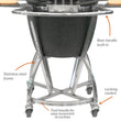 Load image into Gallery viewer, Boss Grill The Egg XL - 22 Inch Ceramic Kamado Style Charcoal Smoker BBQ Grill
