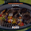 Load image into Gallery viewer, Boss Grill The Egg XS - 15 Inch Ceramic Kamado Style Charcoal Smoker BBQ Grill
