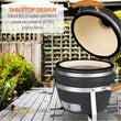 Load image into Gallery viewer, Boss Grill The Egg XS - 15 Inch Ceramic Kamado Style Charcoal Smoker BBQ Grill
