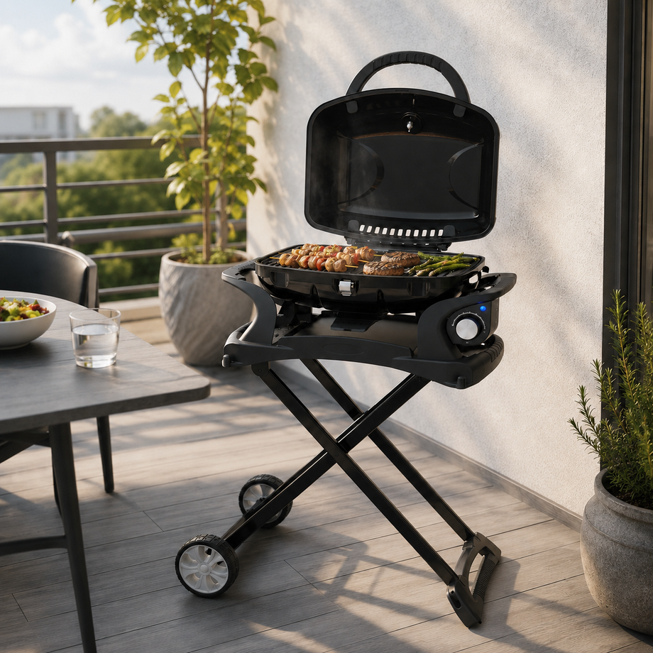 Boss Grill Portable Electric BBQ with Trolley