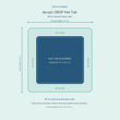 Load image into Gallery viewer, Top-down space plan for Jacuzzi J385IP Hot Tub, showing the 231 x 231 cm footprint and a 40 cm zone around every side.
