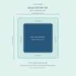 Load image into Gallery viewer, Top-down space plan for Jacuzzi J225 Hot Tub, showing the 203 x 203 cm footprint and a 40 cm zone around every side.
