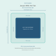 Load image into Gallery viewer, Top-down space plan for Jacuzzi J404L Hot Tub, showing the 214 x 176 cm footprint and a 40 cm zone around every side.
