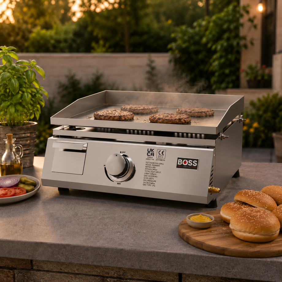 Boss Grill 3-in-1 Gas BBQ Griddle and Pizza Oven