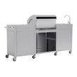 Load image into Gallery viewer, Boss Grill Texas Premium Outdoor Kitchen - 4 Burner Gas BBQ Grill with Side Burner - Stainless Steel

