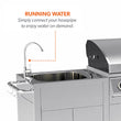 Load image into Gallery viewer, Boss Grill Texas Premium Outdoor Kitchen - 4 Burner Gas BBQ Grill with Side Burner - Stainless Steel
