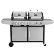 Load image into Gallery viewer, Boss Grill Premium Dual Fuel - 2 Burner Dual Fuel BBQ Grill with Side Burner - Stainless Steel
