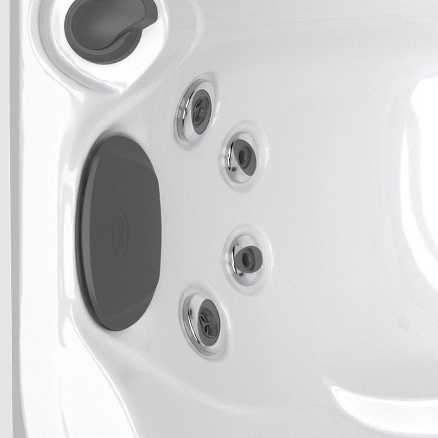 Close-up of a seat and its jets in the Jacuzzi J-315