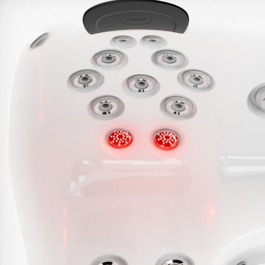 Close-up of the J-404L infrared and red light therapy lounger