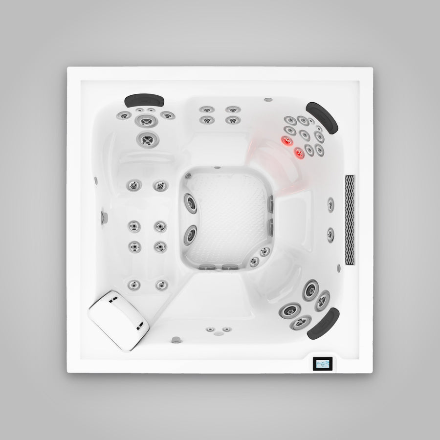 Jacuzzi J-408L hot tub seen from above