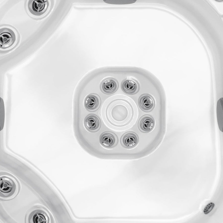 Close-up of the J-508L footwell