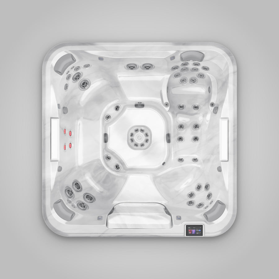 Jacuzzi J-508L hot tub seen from above