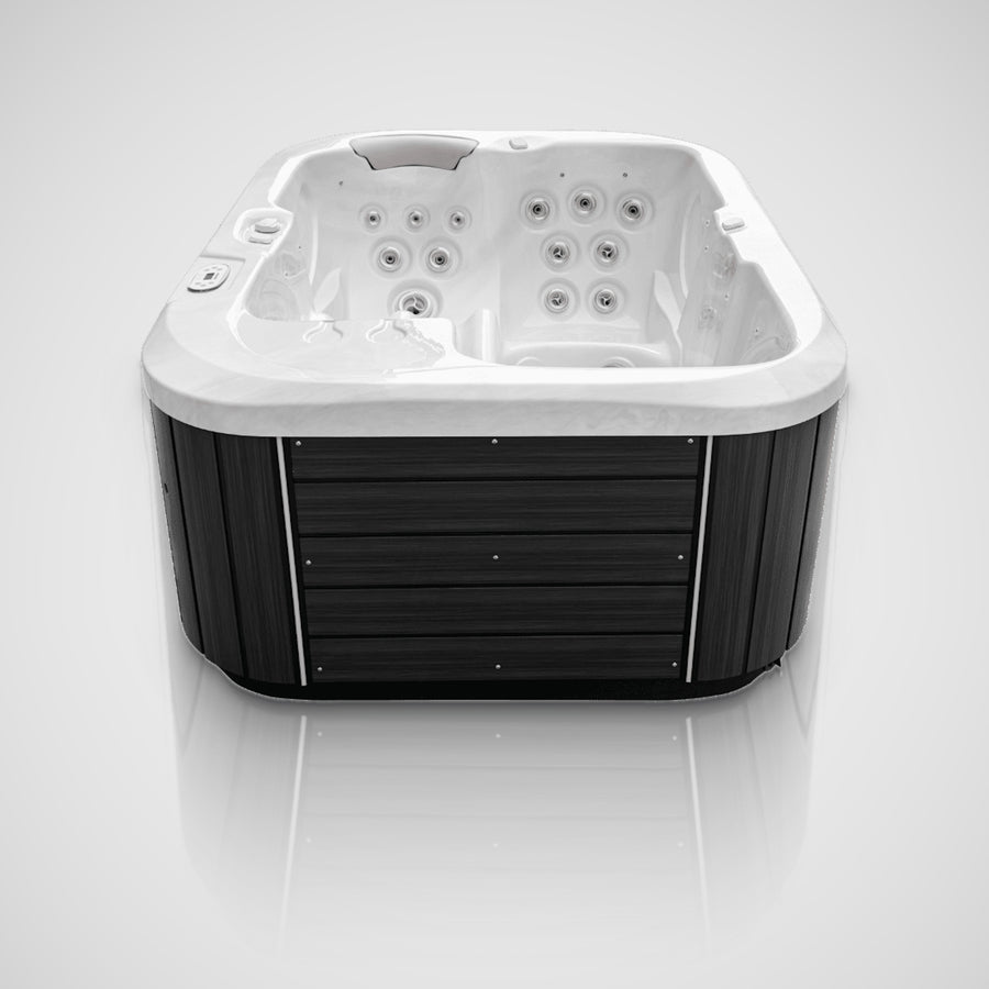 Jacuzzi S-300 hot tub from the front left (studio)