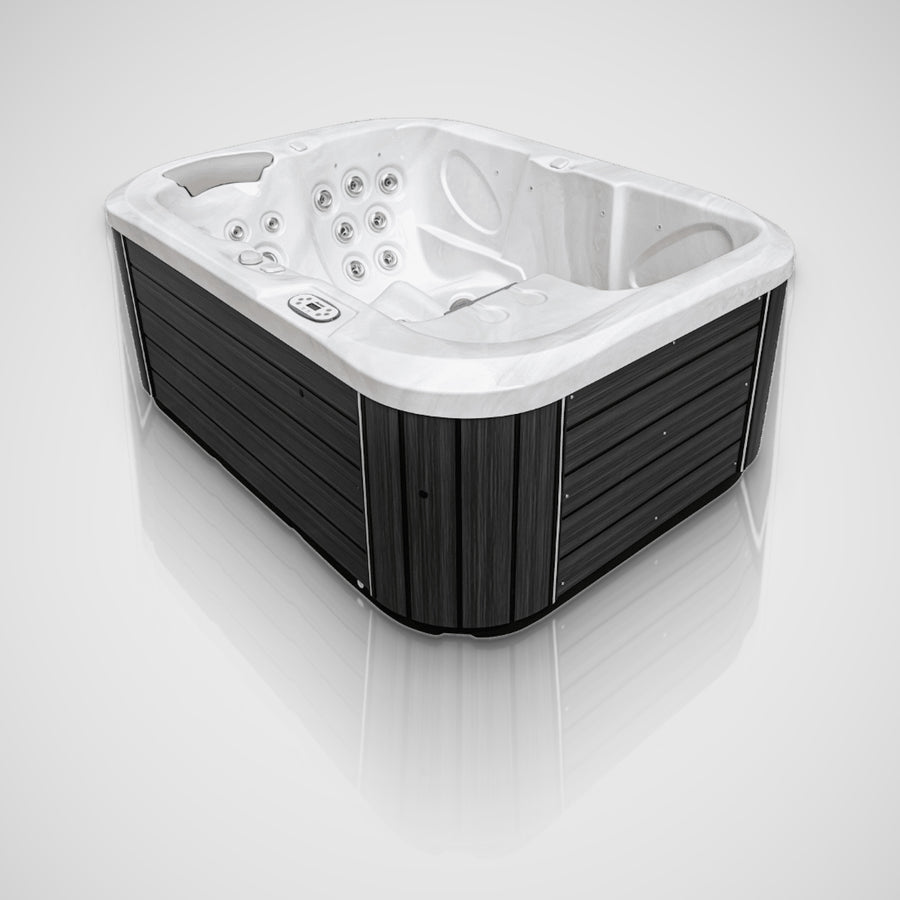 Jacuzzi S-300 hot tub from the front right (studio)