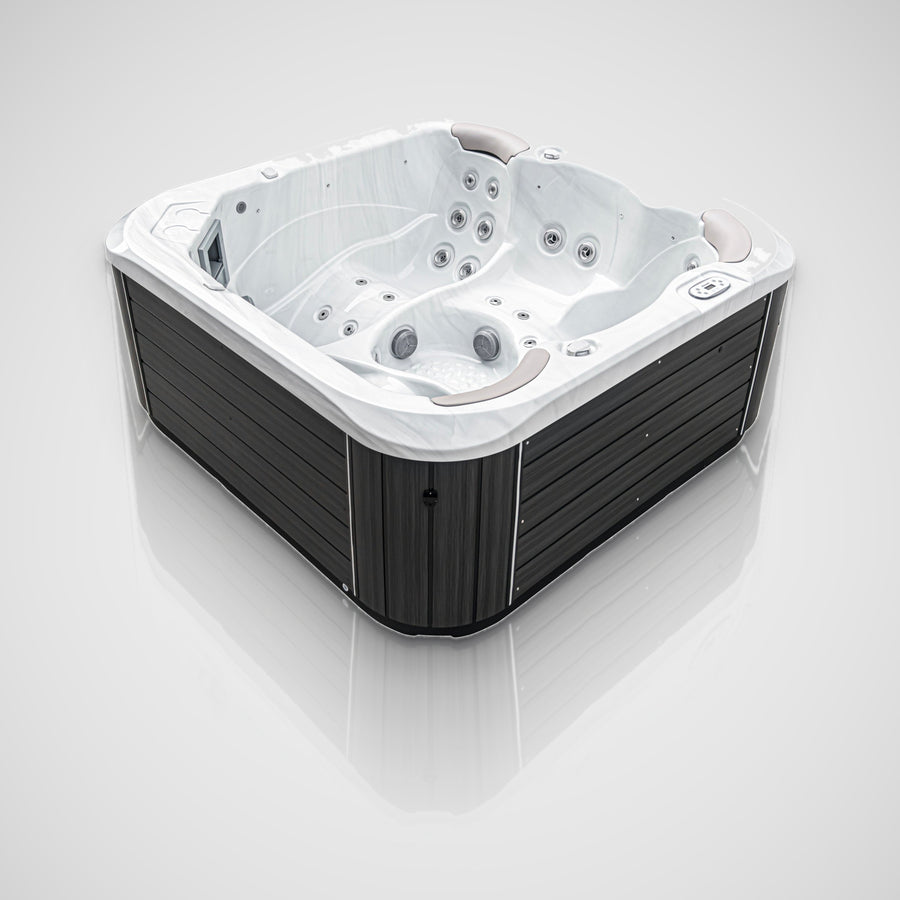 Jacuzzi S-550 hot tub from the front right (studio)