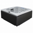 Load image into Gallery viewer, Edge Knightsbridge Hot Tub in Dark Grey - cabinet exterior - square white background - July 2026
