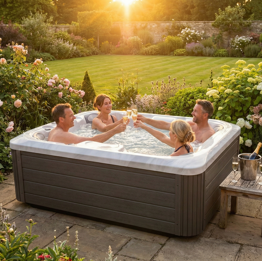 Outdoor Living hot tub