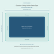 Load image into Gallery viewer, Top-down space plan for Outdoor Living Active Swim Spa, showing the 390 x 224 cm footprint and a 40 cm zone around every side.
