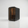 Load image into Gallery viewer, Hekla Mini Cube in black Nero finish, angled view from the right
