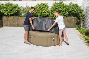 Putting on a Lay-Z-Spa® EnergySense™ - 180cm Round Thermal Hot Tub Cover