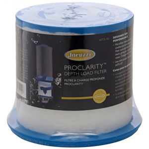Jacuzzi® ProClarity™ J400/J500™ 2012+ Disposable Depth Load Hot Tub Filter - 6473-161