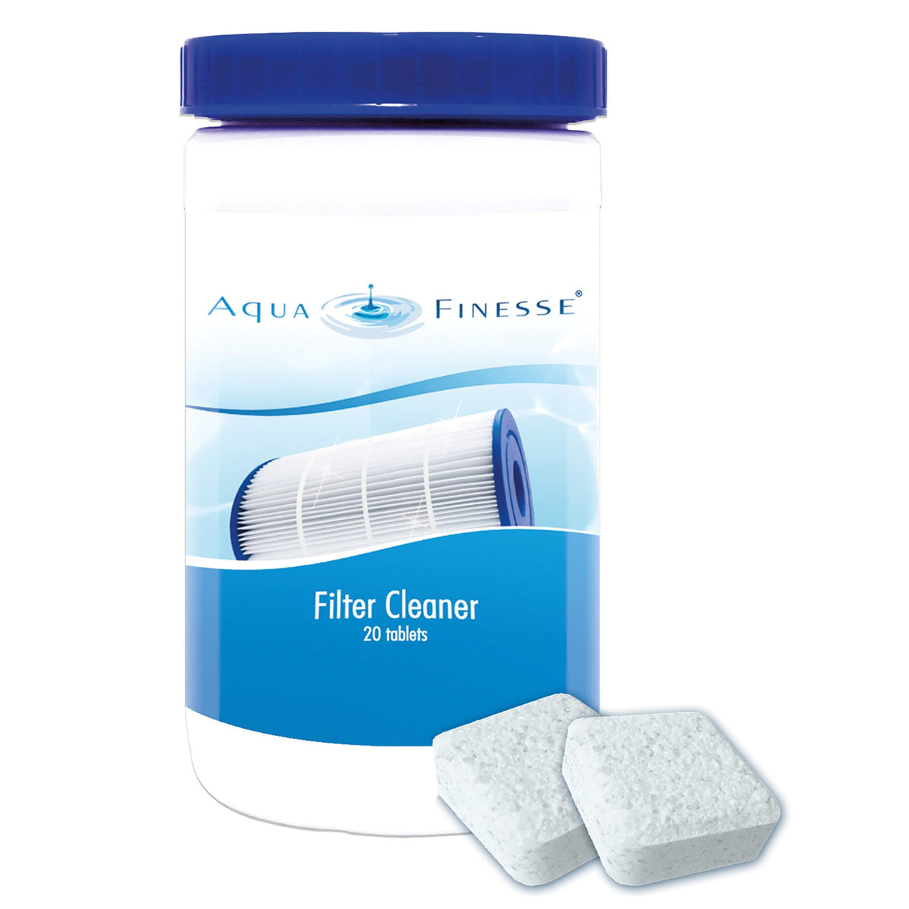 AquaFinesse Hot Tub Filter Cleaning Tablets - 1kg | Next Day Delivery ...