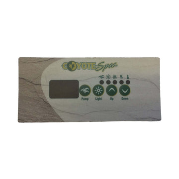 TSC-18 Topside Overlay, 1 Pump for Arctic Spas C10 and C25 Hot Tubs - PAK-112306