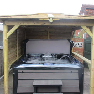 Outdoor Companion - 5 Person Hot Tub with 2 Loungers