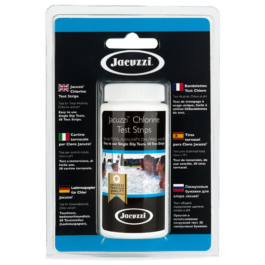 Jacuzzi® Hot Tub Chlorine Test Strips - Pack of 50