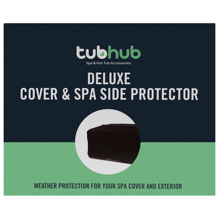 tubhub Deluxe Hot Tub Cover Cap and Spa Side Protector