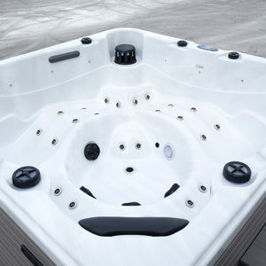 Outdoor Happy - 5 Person Hot Tub with 2 Loungers