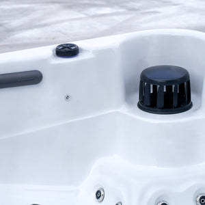 Outdoor Happy - 5 Person Hot Tub with 2 Loungers