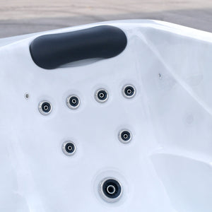 Outdoor Happy - 5 Person Hot Tub with 2 Loungers