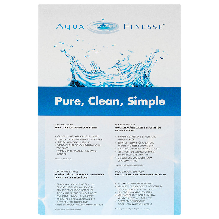 AquaFinesse Hot Tub Water Care with Moisturiser Pack - Tablet